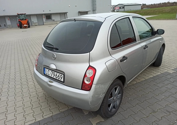 Nissan Micra cena 5700 przebieg: 226000, rok produkcji 2004 z Chełm małe 67